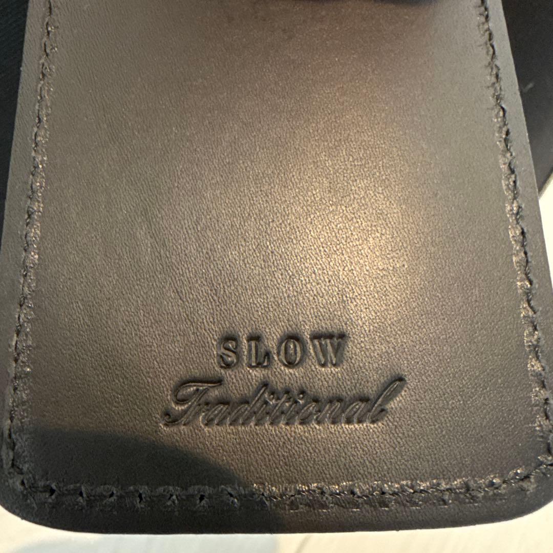 SLOW　TRADITIONAL コットンサージ/ラウンドブリーフケース