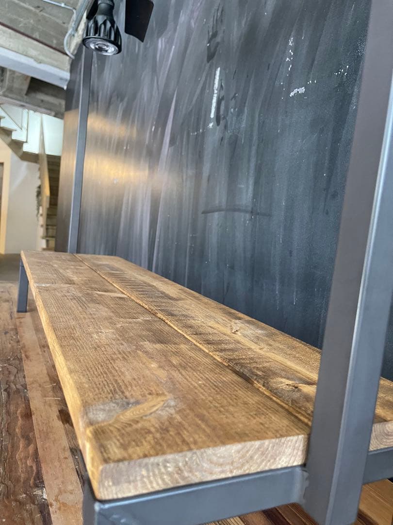 ダクトレール付！　植物棚　アイアンシェルフ　ボタニカルシェルフ　アガベ　塊根植物