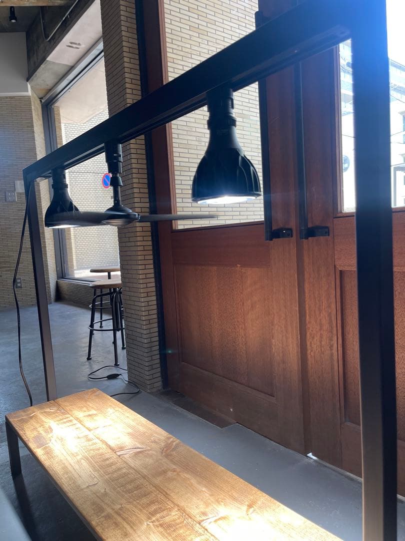 ダクトレール付！　植物棚　アイアンシェルフ　ボタニカルシェルフ　アガベ　塊根植物