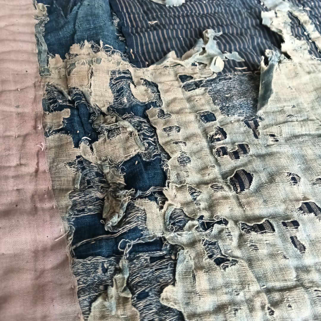 3kg厚手　究極の襤褸敷物　退廃的　boro japan vintage