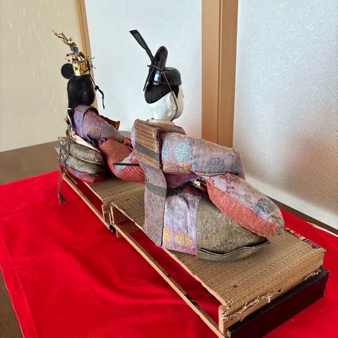 大正 昭和初期 雛人形 アンティーク 骨董 レトロ 戦前 ひな人形