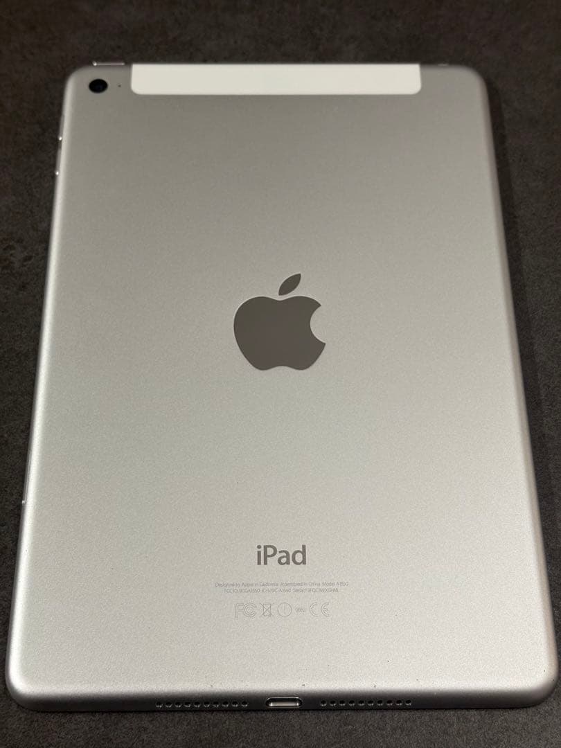 iPadmini4 Cellular+Wi-Fiモデル 64GB ホワイト