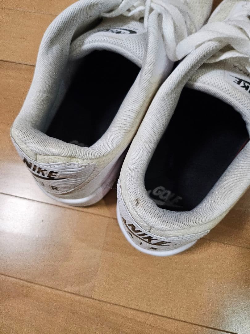 ナイキ エアーマックス90/ホワイト シューズ/ゴルフ用/スパイク無し/29㎝