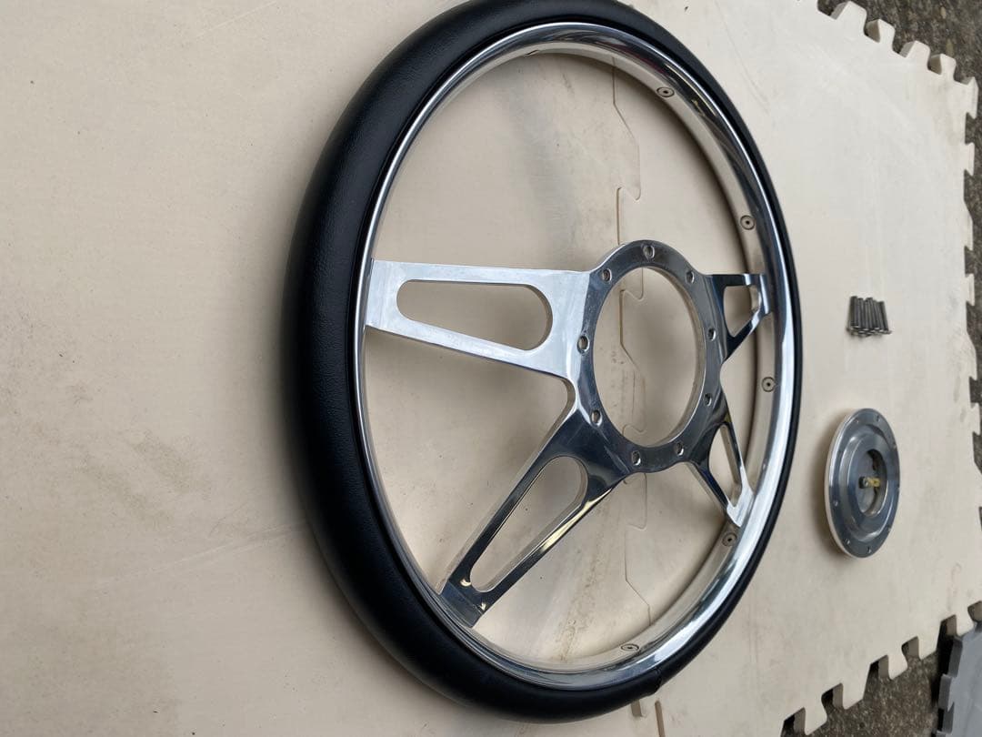 希少 レカラ バイク2ステアリングホイール