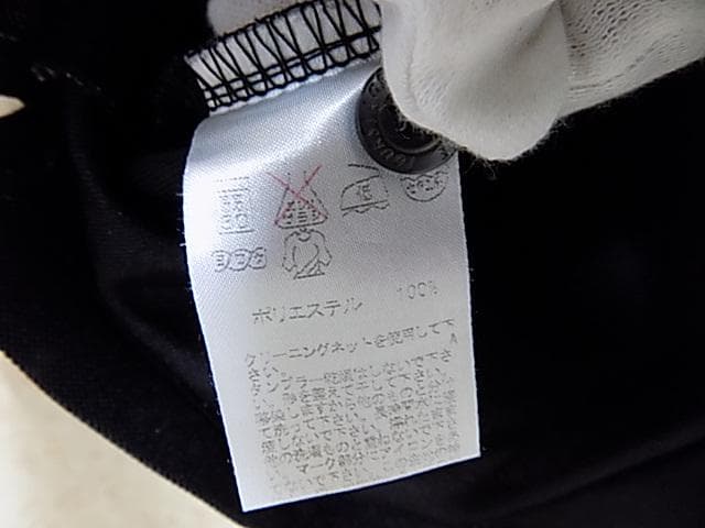 65227　ツアーステージ　長袖dポロシャツ　黒　M