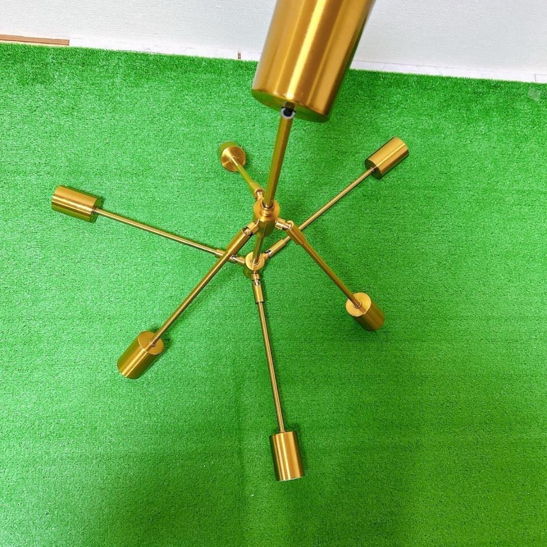 フランフラン ゴールド シーリングライト 6灯 モダン LT-3523