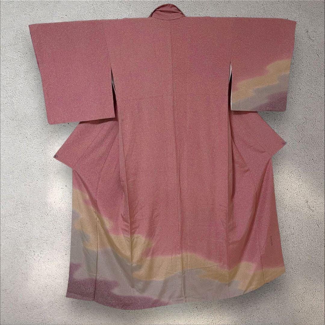 Y240 正絹 訪問着 作家物 フルセット 身丈157 裄丈68