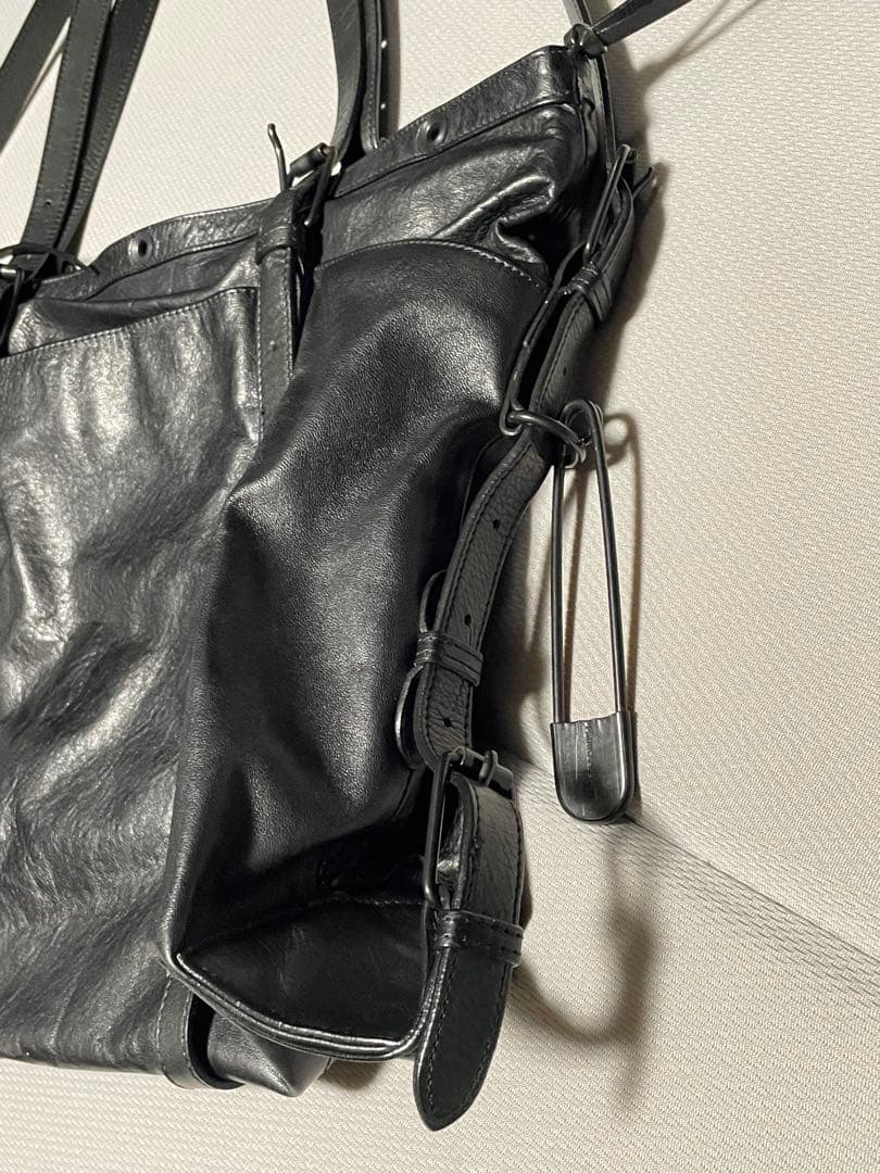 パトリックステファン 初期型 アトリエバッグ 馬革 黒 日本製