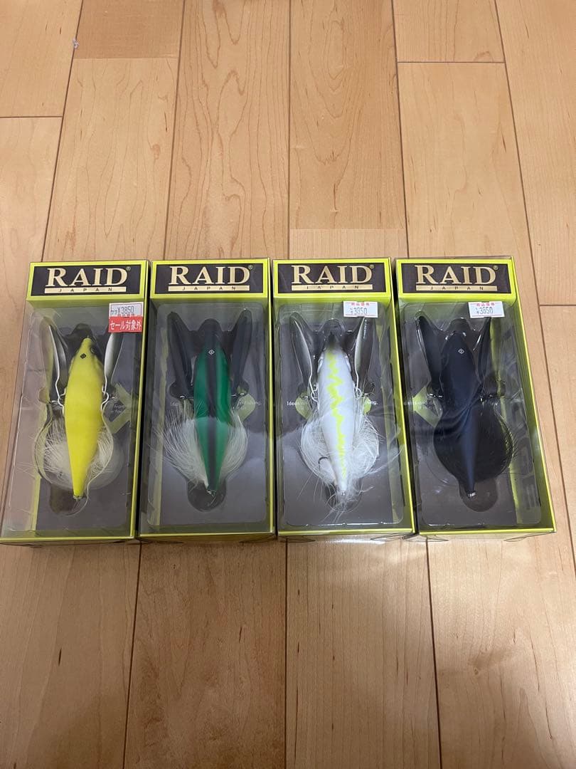 RAID JAPAN DODGE ルアー 4個セット