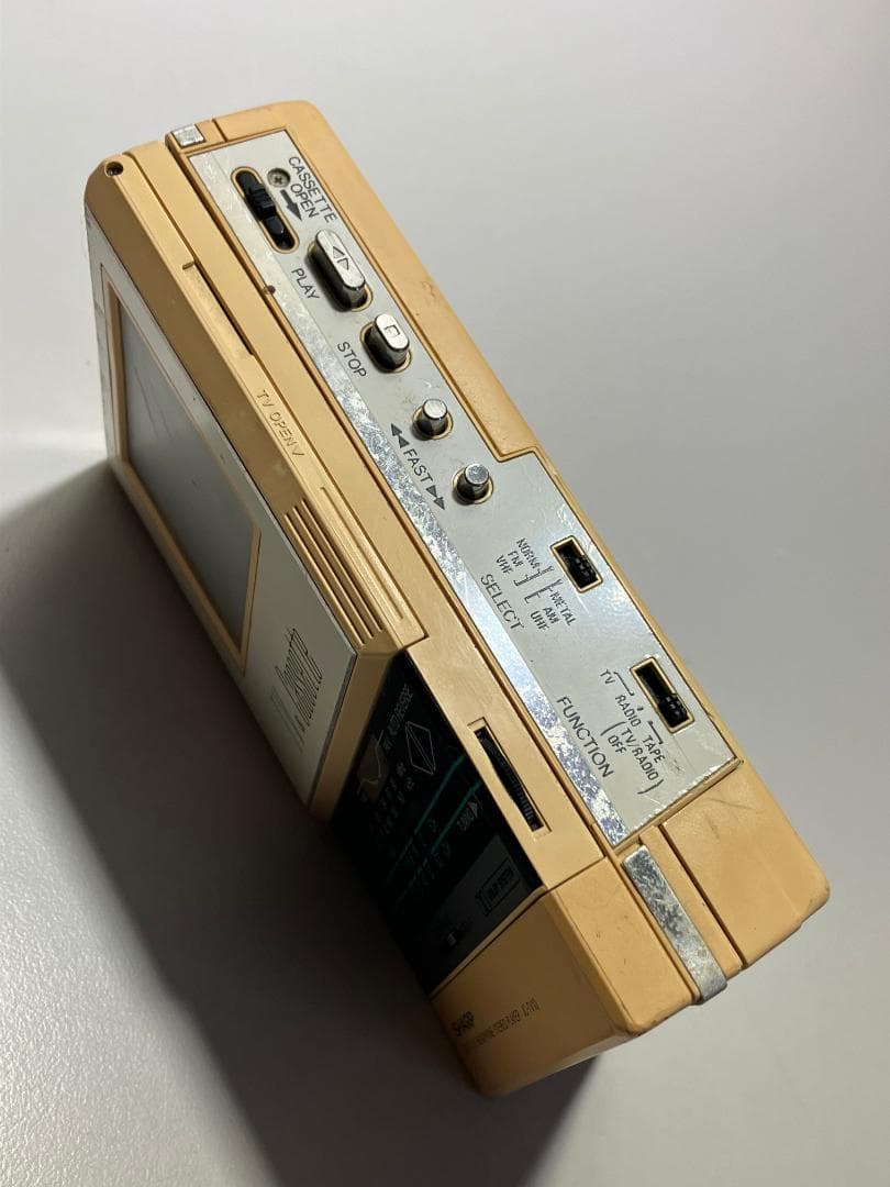 SHARP JC-TV10 TV & カセットプレーヤー#Y605