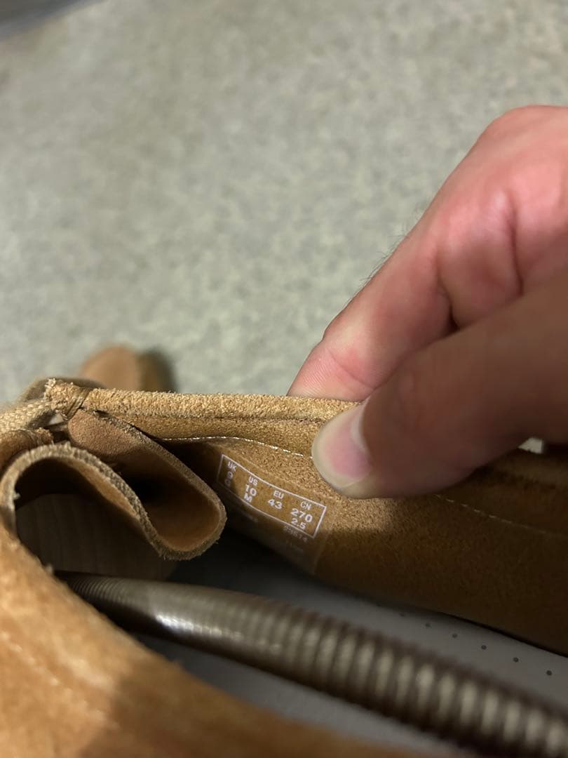 CLARKS × INSCRIRE Wallabee 27cm