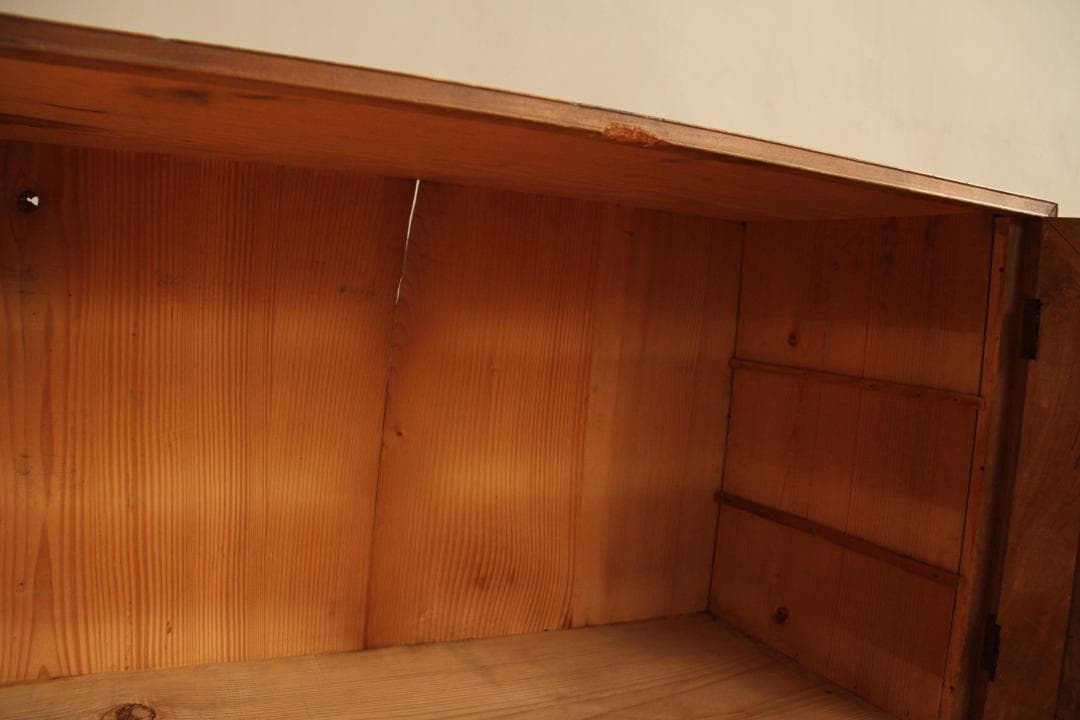 棚　引き戸　木製　収納棚　高さ54㎝　アンティーク　レトロ　古家具