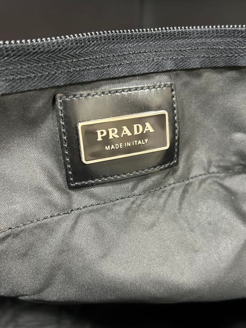 【 美品 】PRADA ボストンバッグ 2way 三角ロゴ ナイロン ブラック