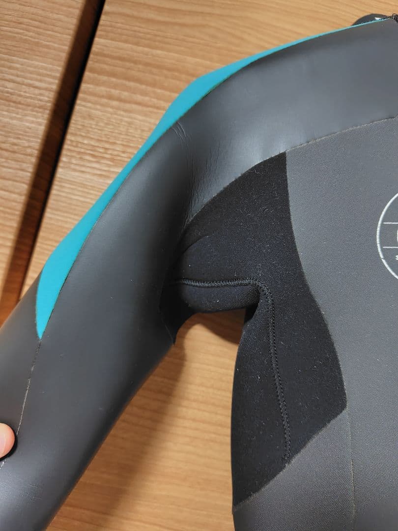 O'Neill セミドライ　サーフィン　ウェットスーツ グレー/ターコイズ