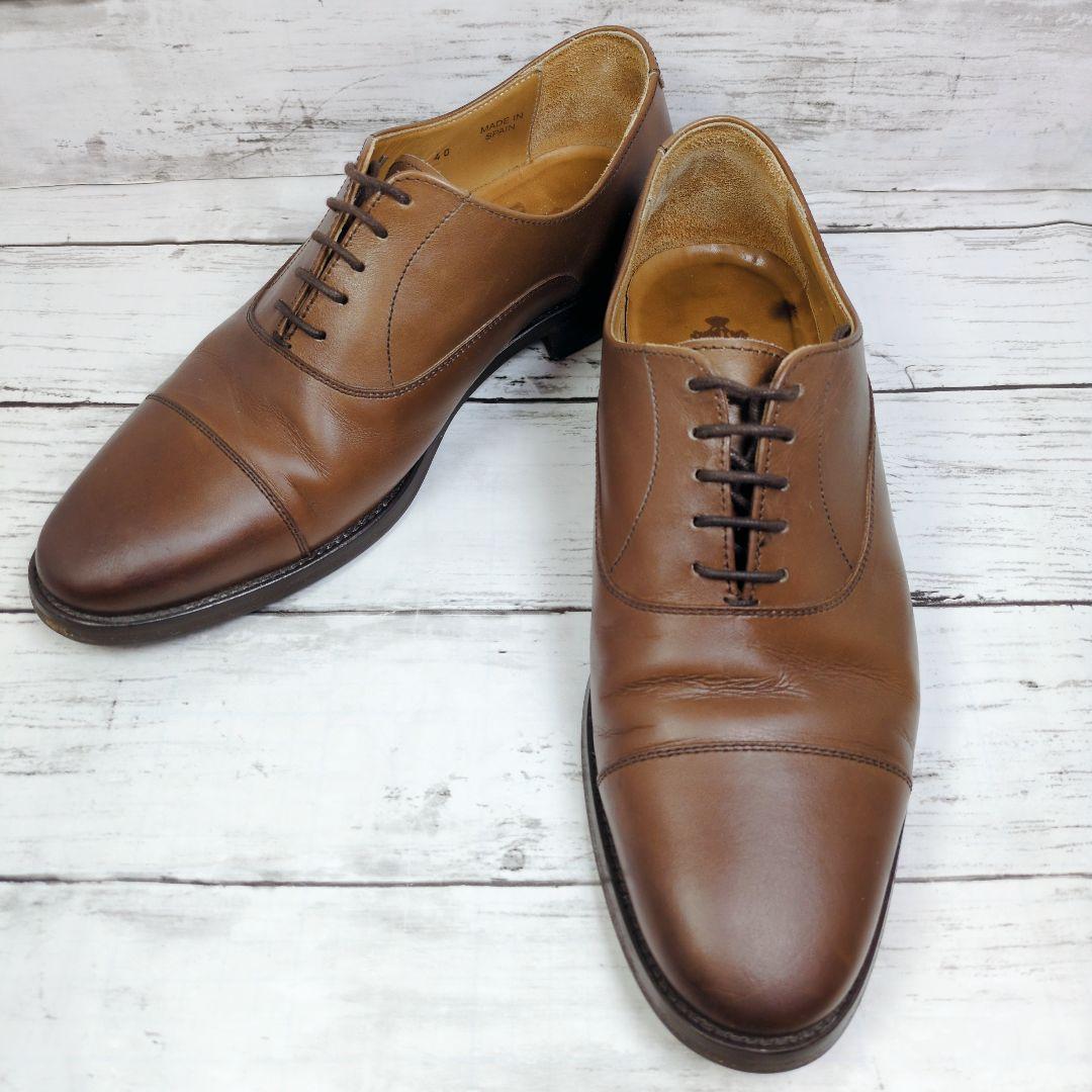 s*o様 良品【Berwick】バーウィック ブラウン ストレートチップ40 2