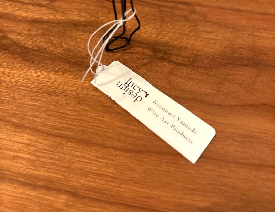 【新品未使用】　ACTUS lucydesign ワイヤーアート