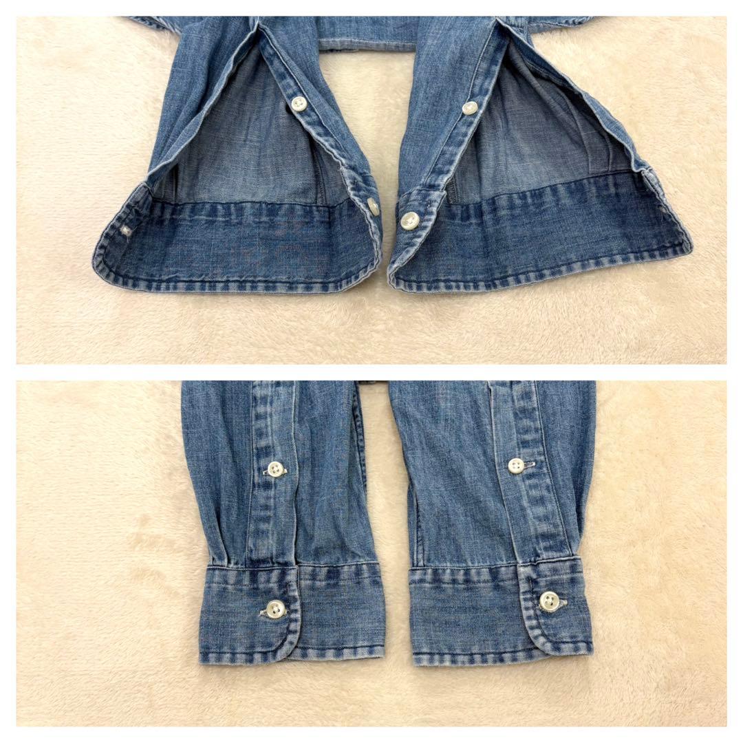 即完売✳︎ラルフローレン現行ダンガリーシャツマルチポニーデニムインディゴ正規品