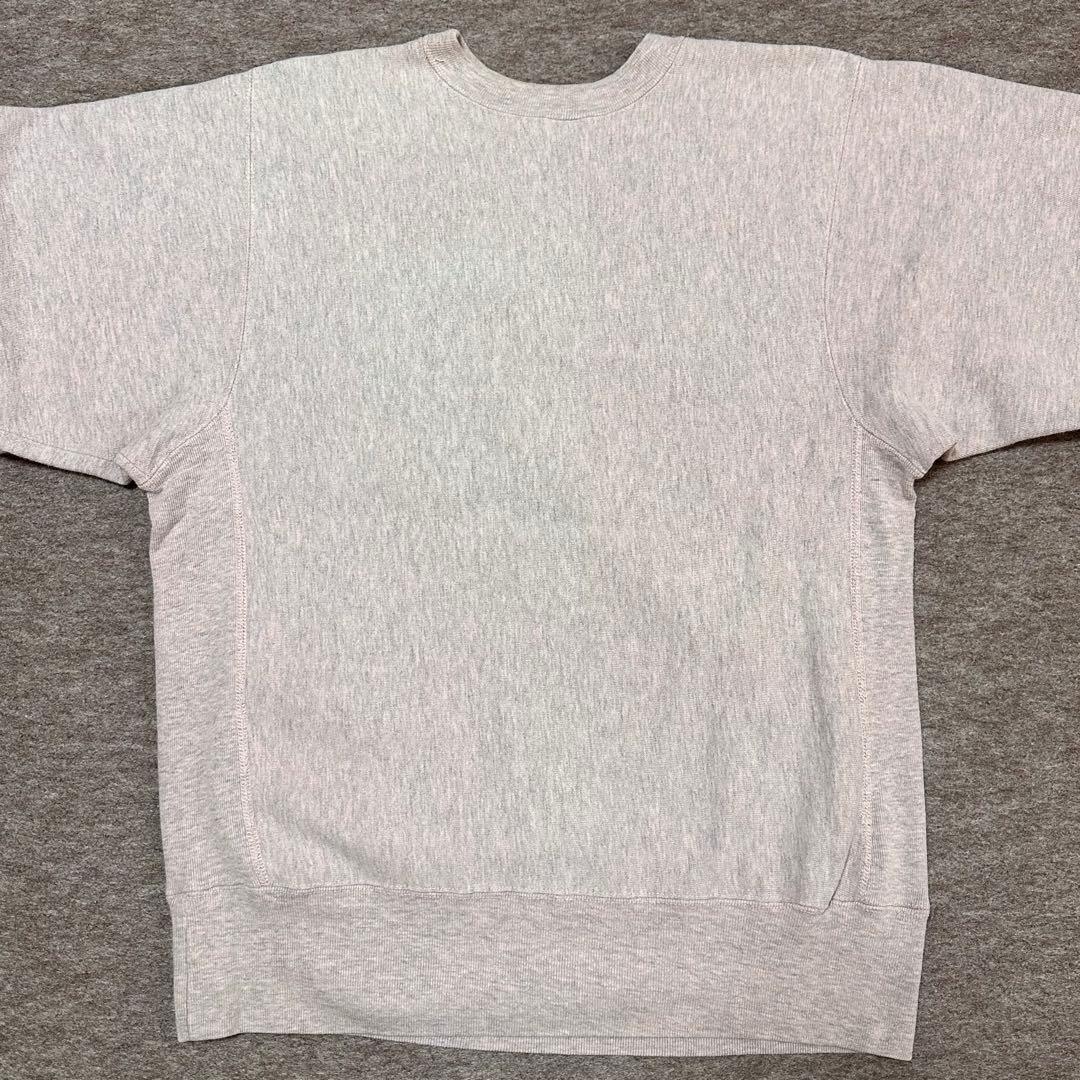Champion リバースウィーブ ピンク灰 目無 トリコ USA製 80s