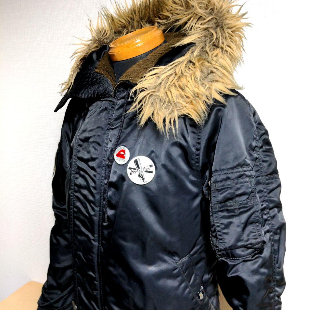 bx17. HYSTERIC GLAMOUR モッズコート黒 メンズSサイズ