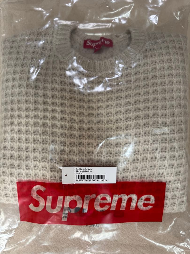 トップス small Box waffle sweater
