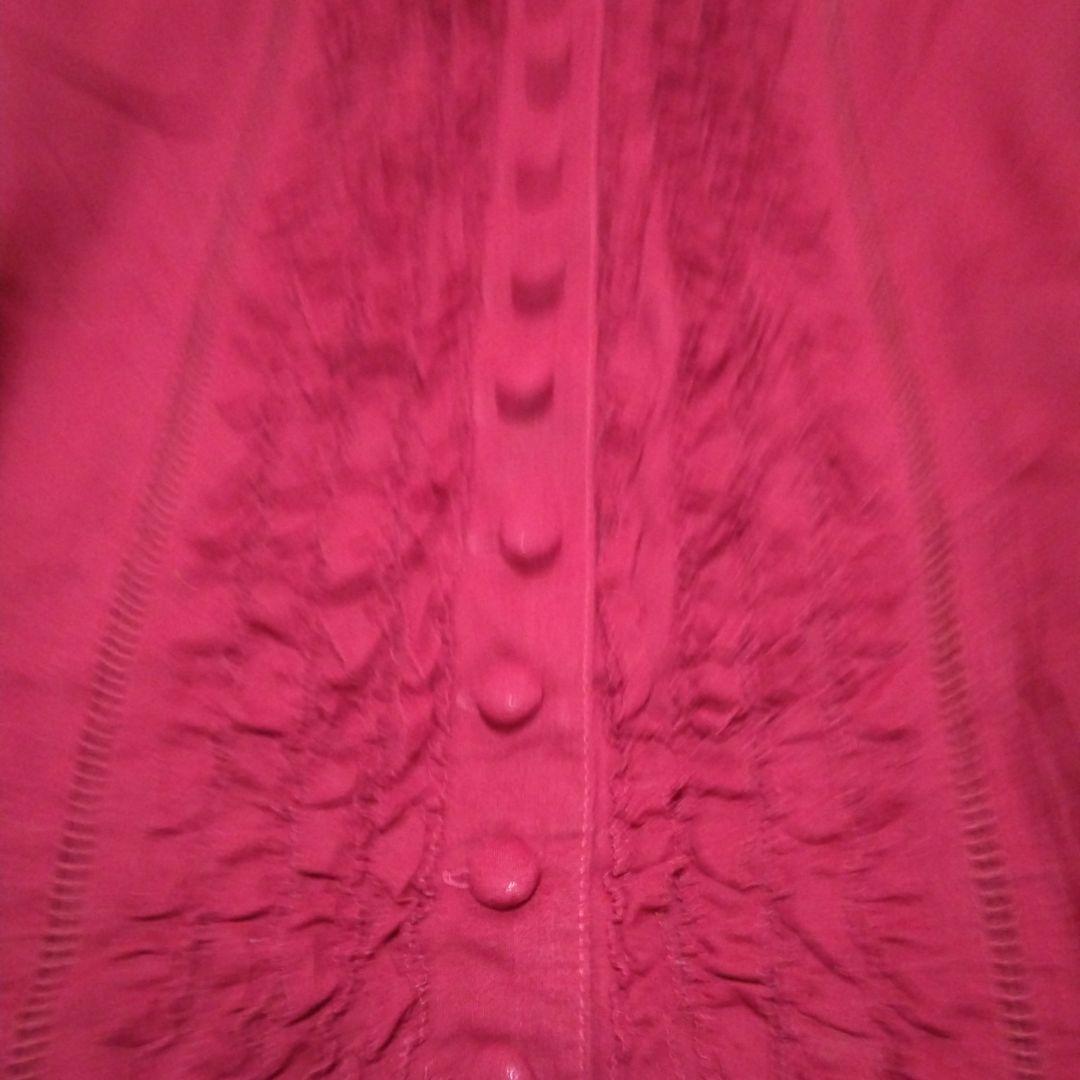 ピンクハウス　インゲボルグ　ピコフリルいっぱいフード付ブラウス