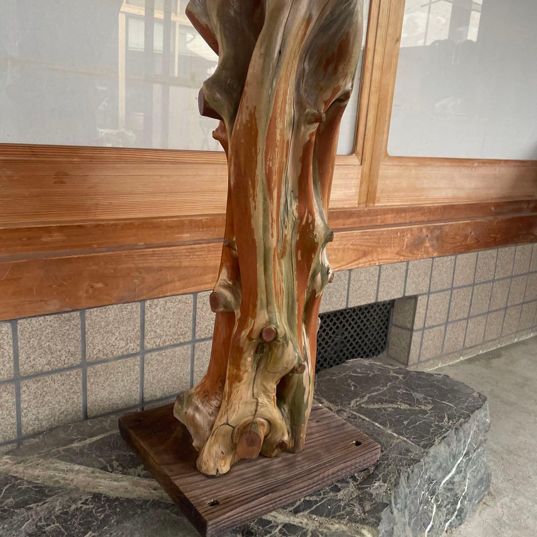 【銘木】盆栽用スタンド 高さ(約)75cm ハンドメイド 一品物 レア物 珍品