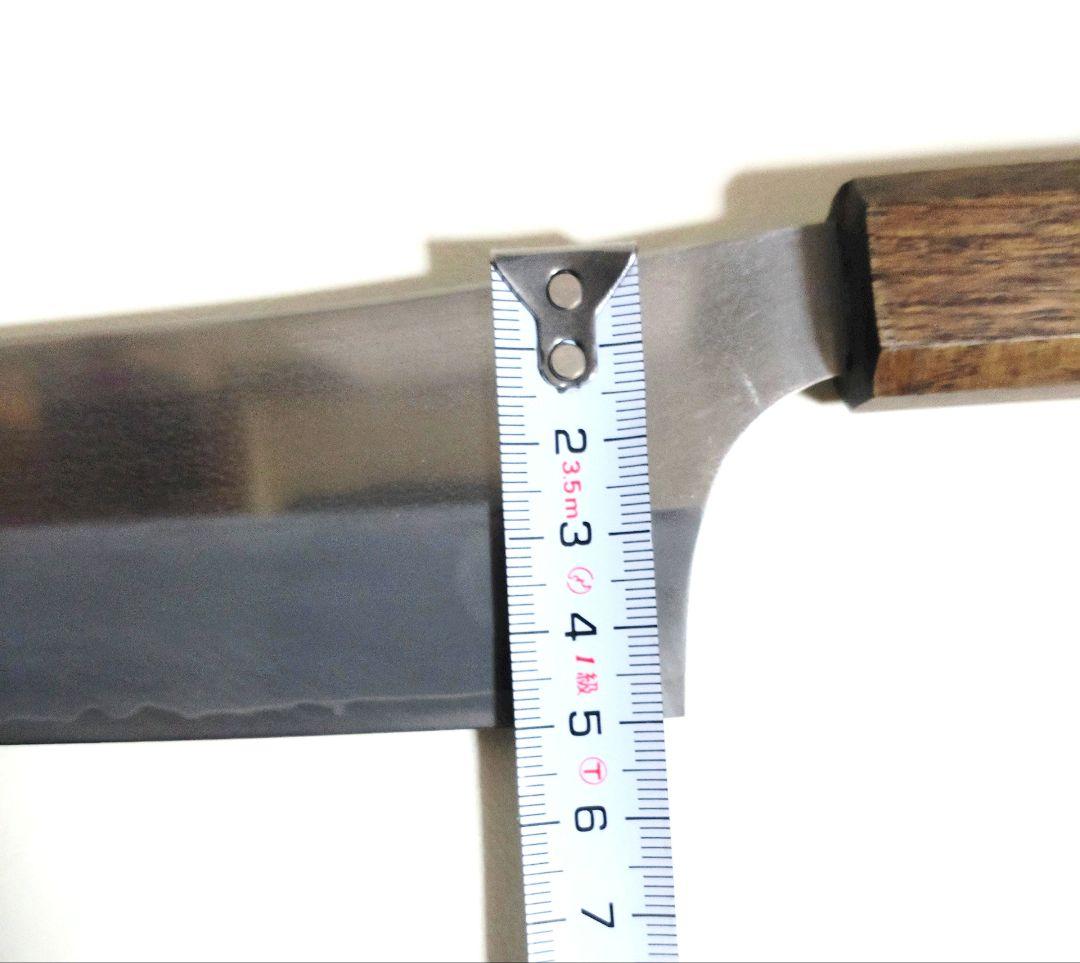 黒﨑優 新月光 牛刀包丁240mm VGXEOS鋼 鞘付き