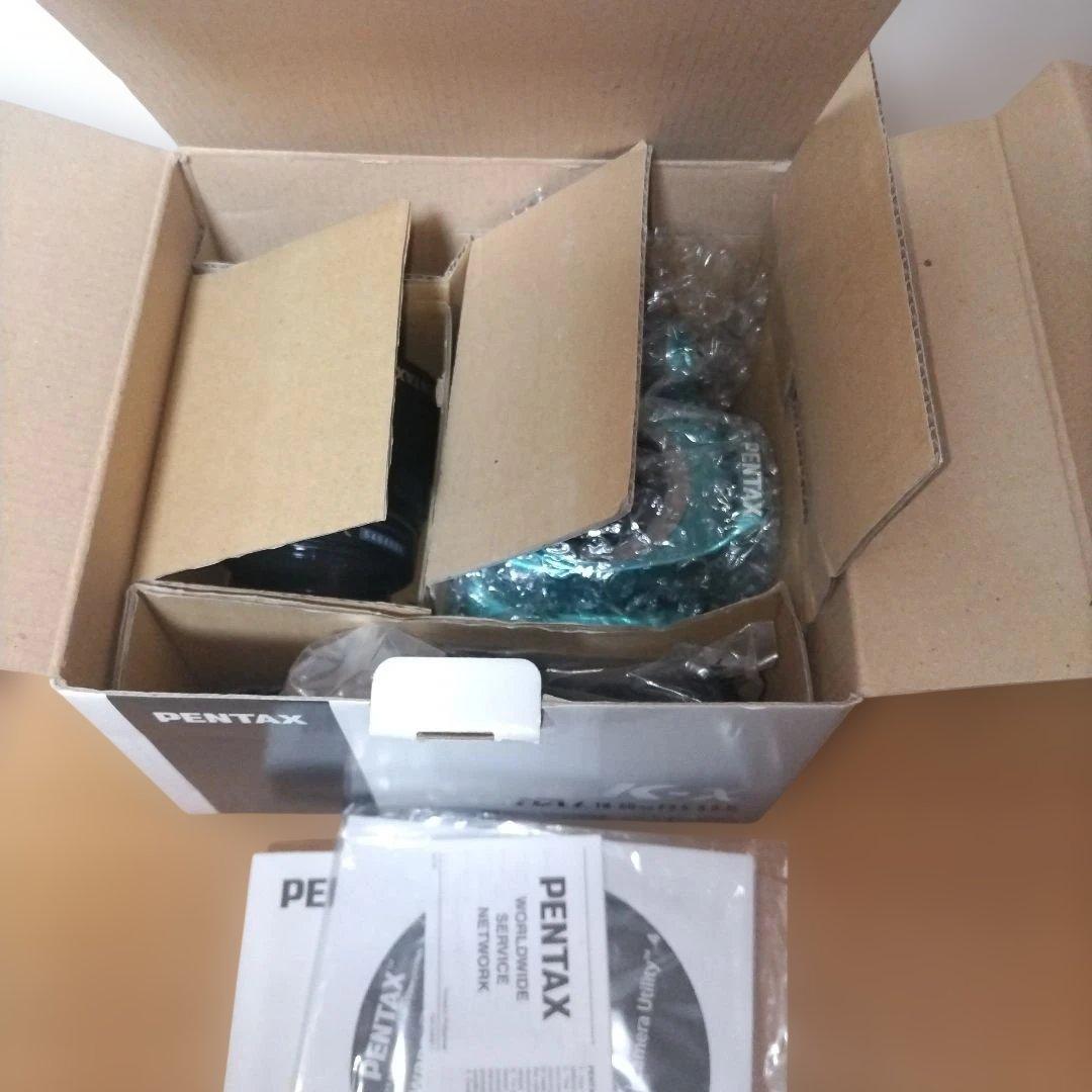 美品　PENTAX K-x レンズキット　ライトグリーン　希少カラー　単三電池