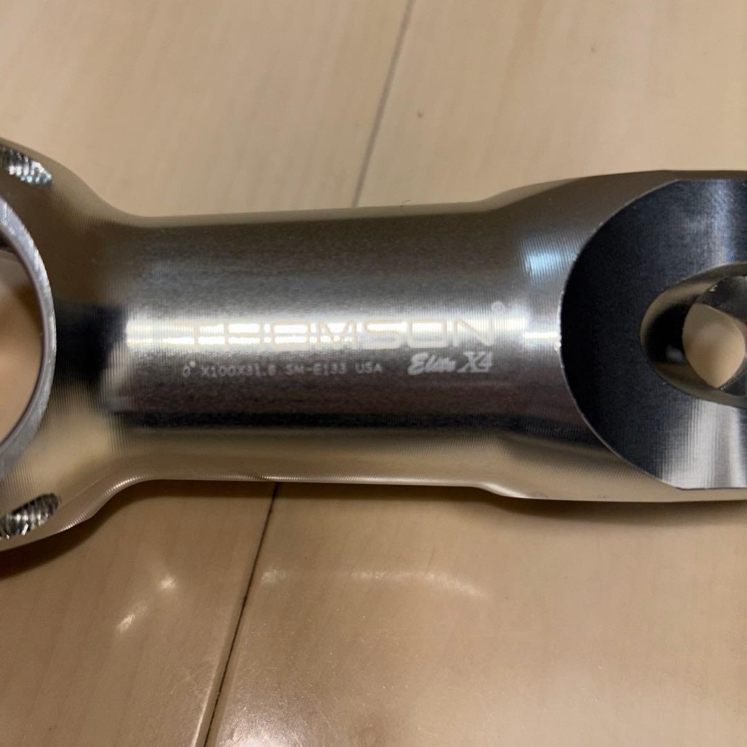 THOMSON トムソン Elite X4 100mmステム シルバー