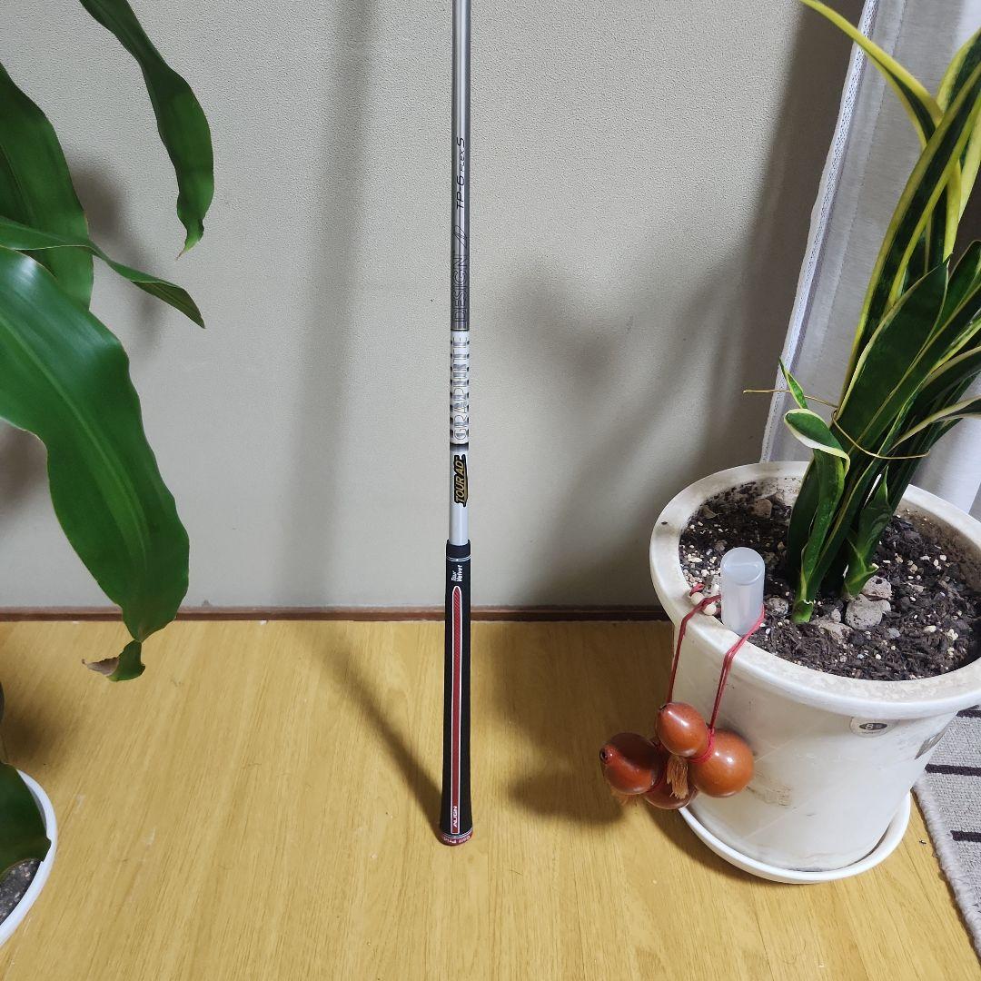 ツアーAD TP-6 S 5W用 スリーブ、グリップ付きシャフト単品