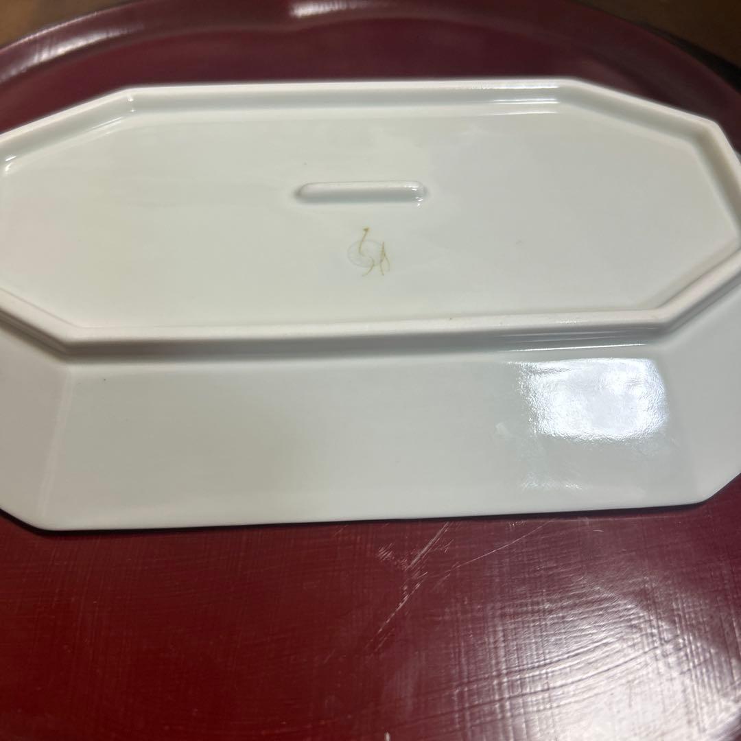 作家　陶芸作家　空萌工房 うさぎ 田口紀美子　ミモザ　八角長皿