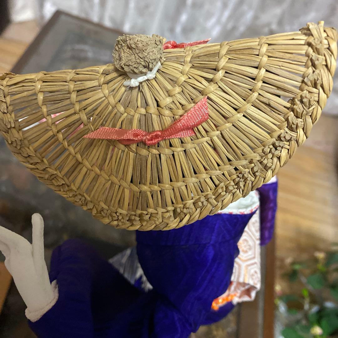 レトロ　佐渡おけさ　人形　　高さ45㎝　美品