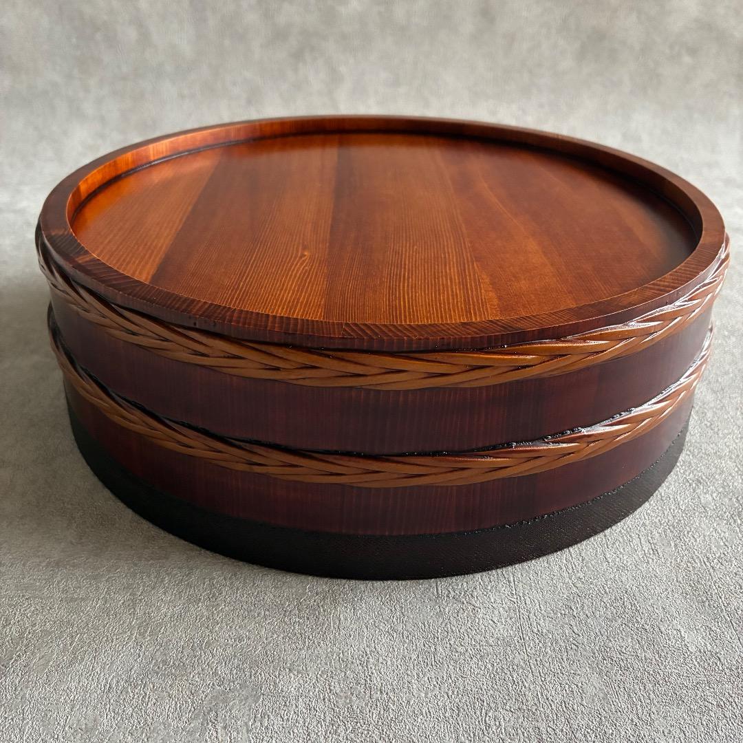 平桶溜塗 山中塗漆器 飯台 寿司桶 &しゃもじ