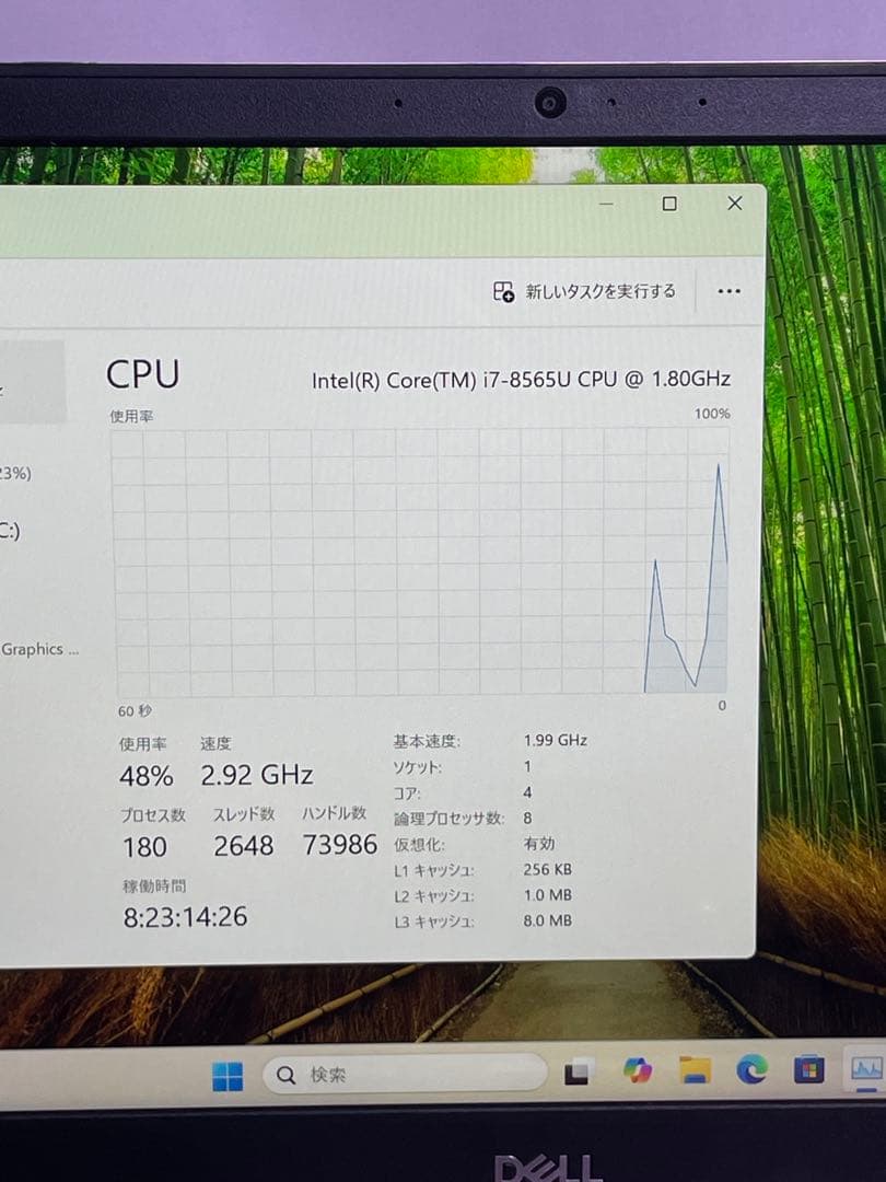 ピンク色 スリムで美しい Dell Inspiron 7380 i7-8565U
