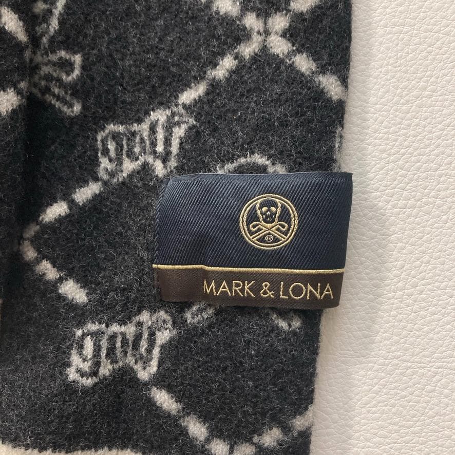 【MI】マークアンドロナ スカルジャガード ニットセーター ゴルフウェア