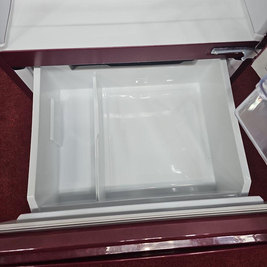 ワインレッド冷蔵庫と6kg洗濯機セット