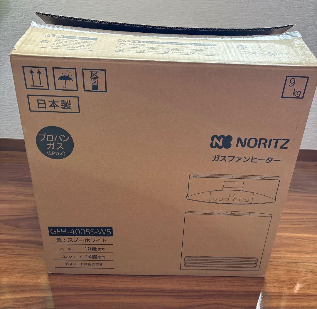 ノーリツ ガスファンヒーター　GFH-4005S-W5 LPガス用