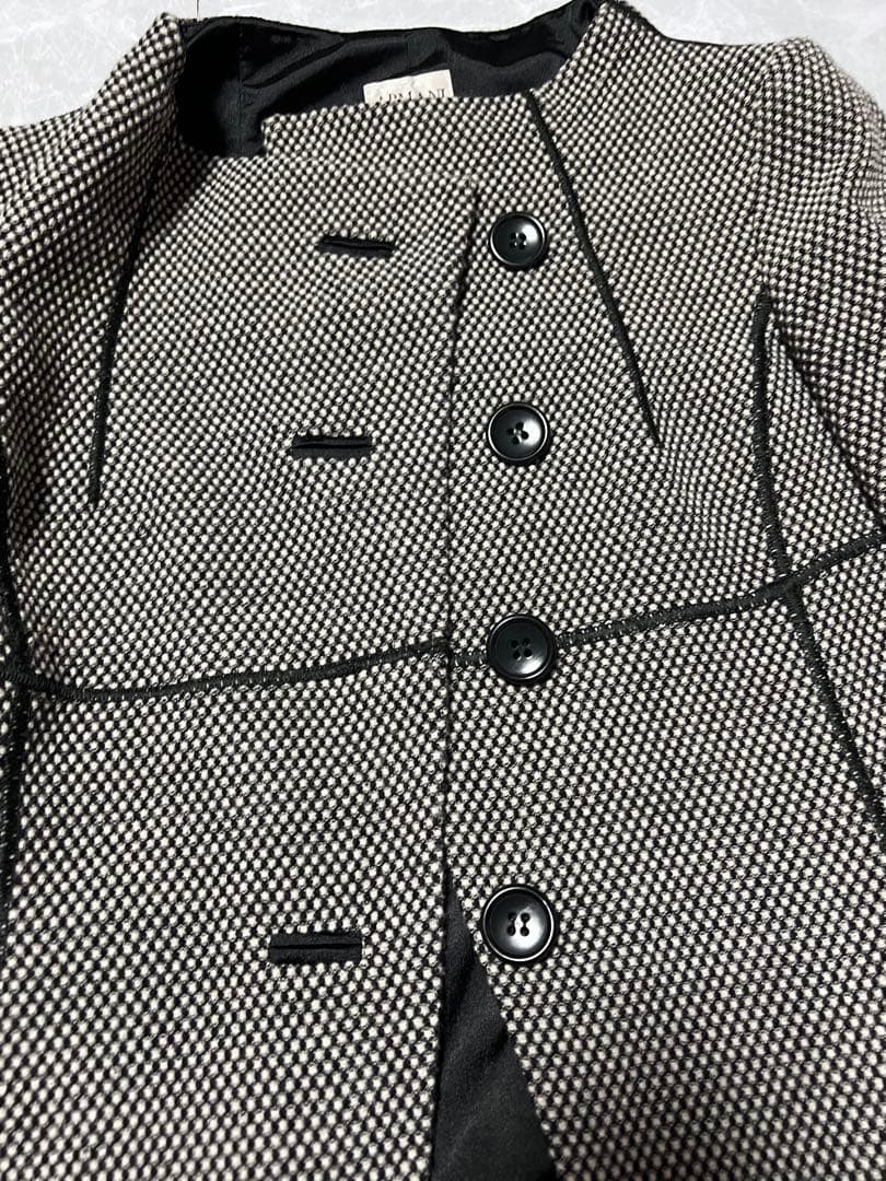 ARMANI COLLEZIONI ジャケット 38 ツイード風 イタリア製