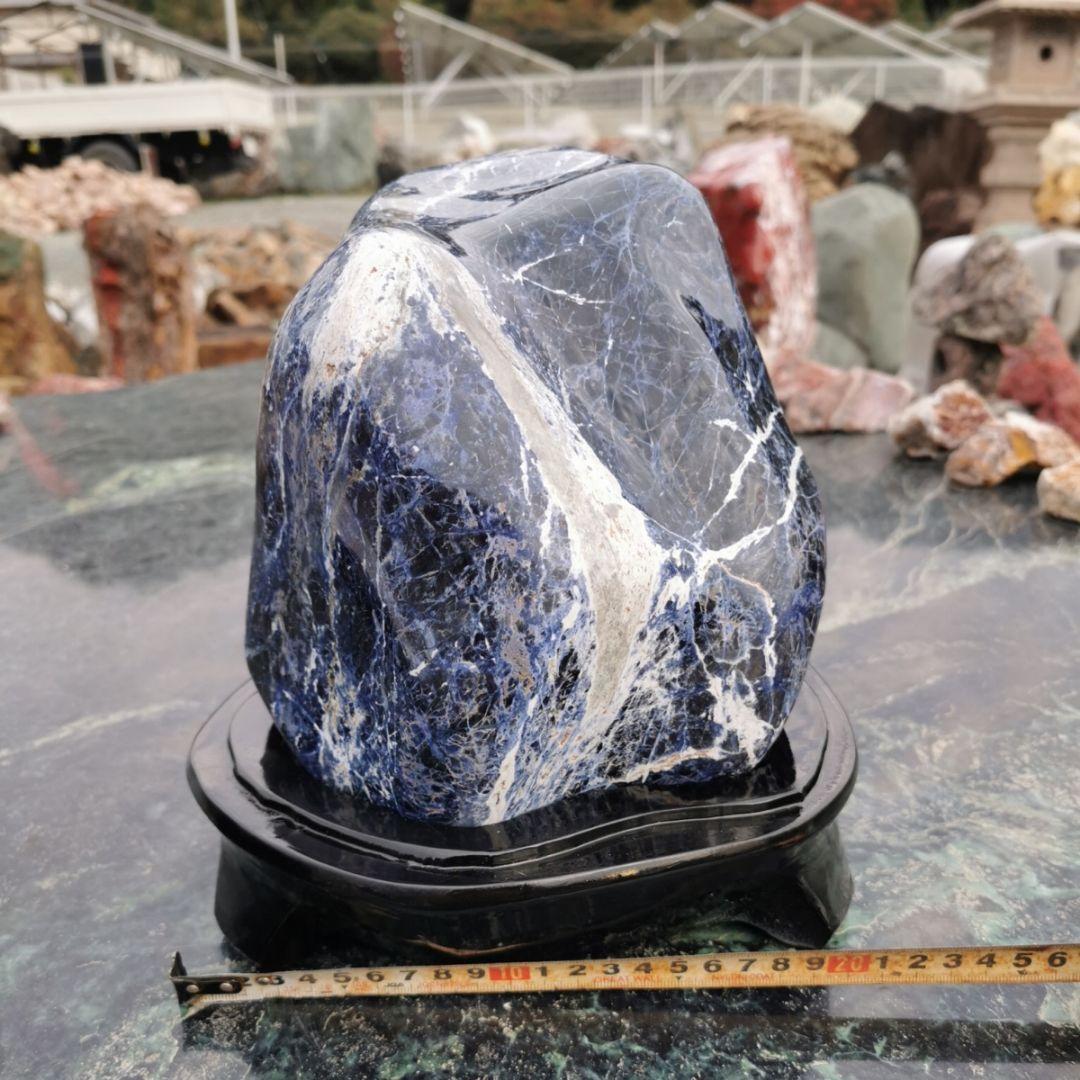 ソーダライト　10.1キロ　鑑賞石　原石　宝石　石　鉱物　パワーストーン