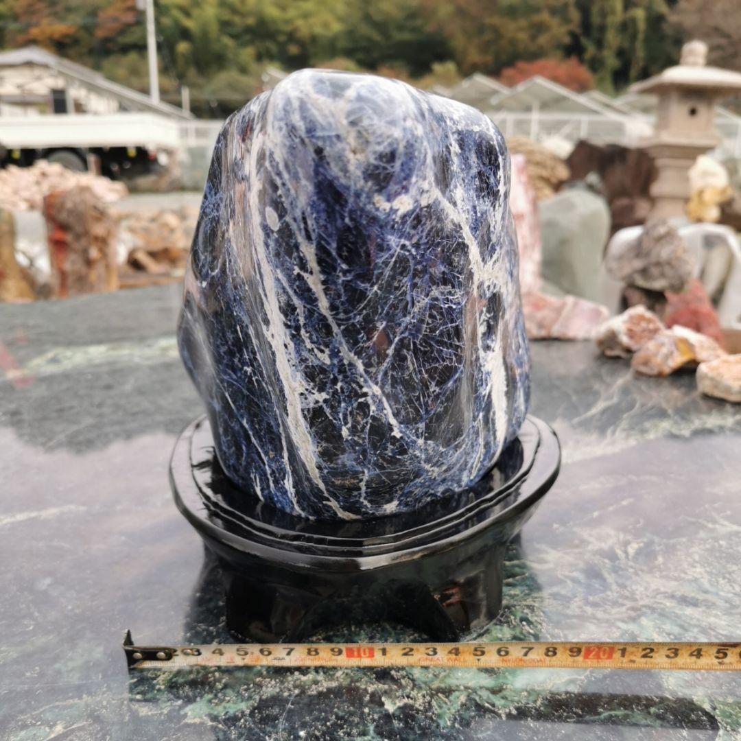 ソーダライト　10.1キロ　鑑賞石　原石　宝石　石　鉱物　パワーストーン