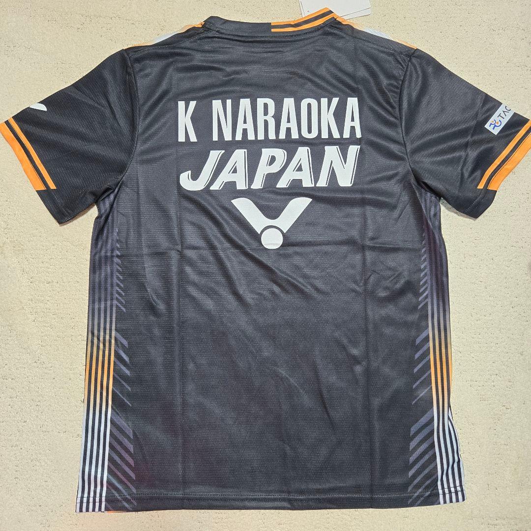 【L】Victor バドミントン ゲームシャツ 奈良岡功大 2025 日本代表