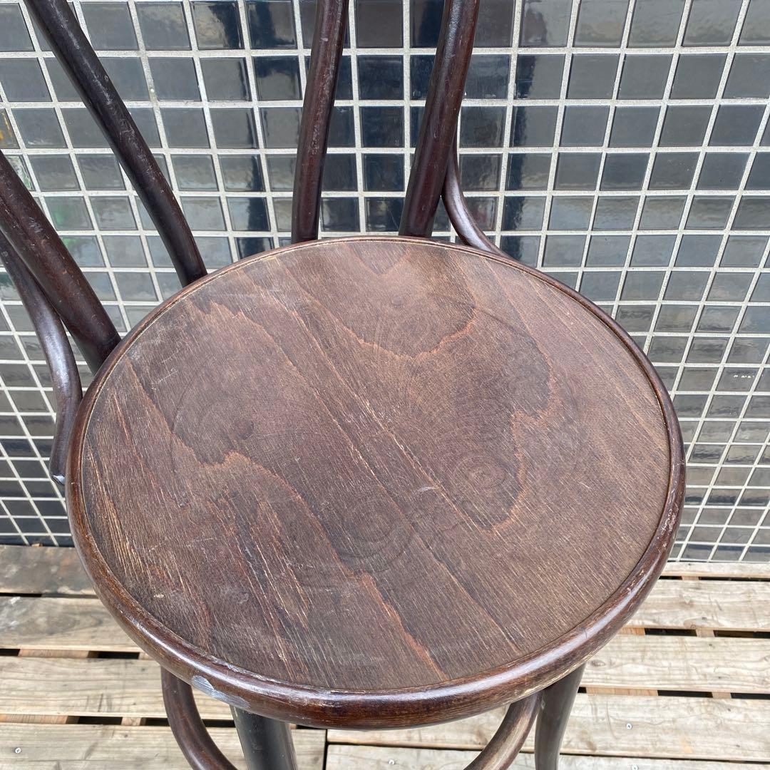 カウンターチェア インテリア 家具 ミッドセンチュリー 椅子 型押し 木彫