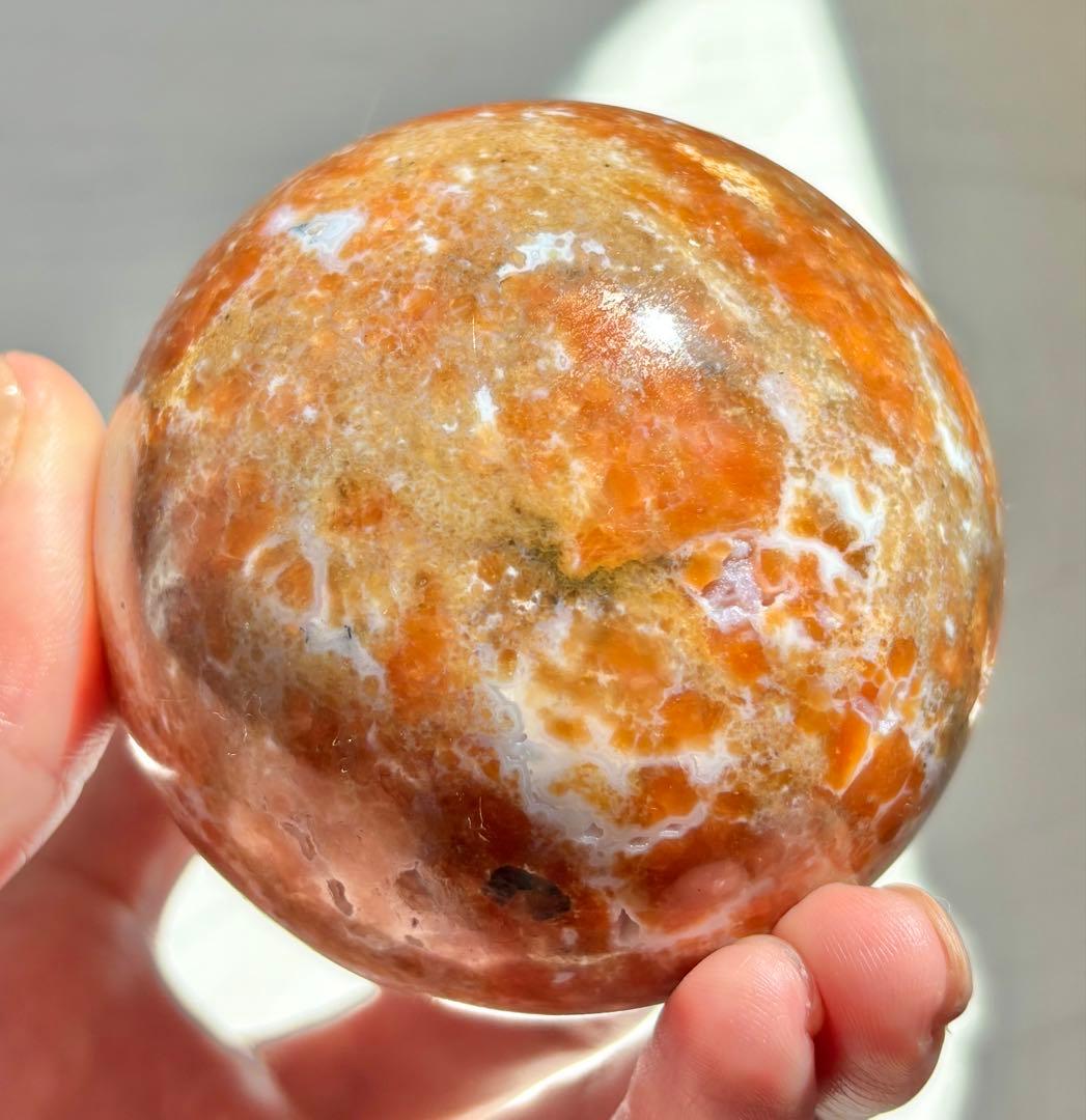 アパタイト　サンストーン　共生　スフィア　丸玉　天然石