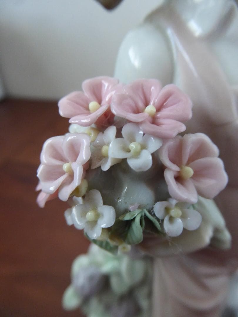 リアドロ3点セット　ちょっと残念な小鳥と少女、ニワトリと少女、鳩と少女