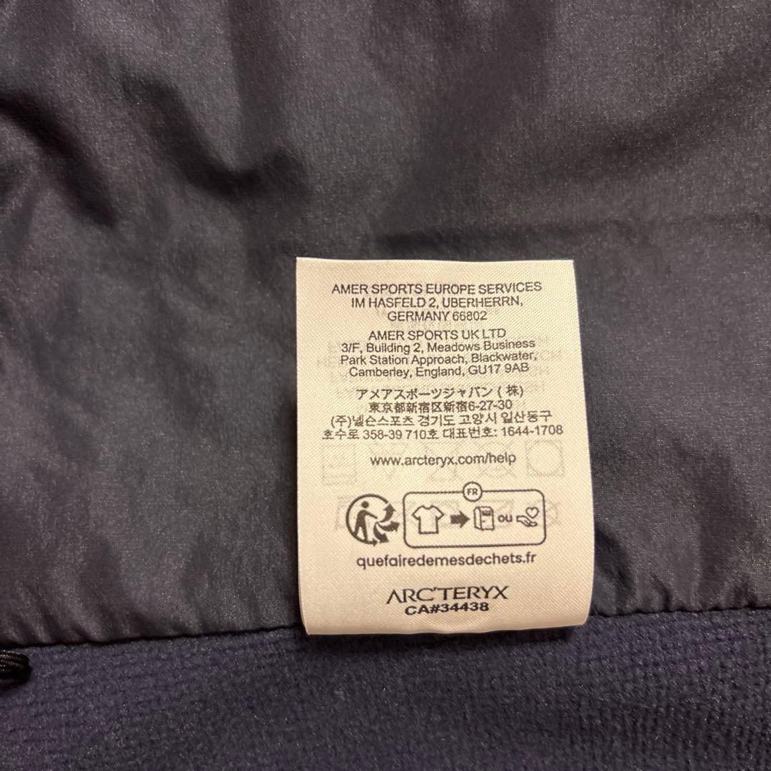 ARC'TERYX Atom Hoody Lサイズ　ブラックサファイア