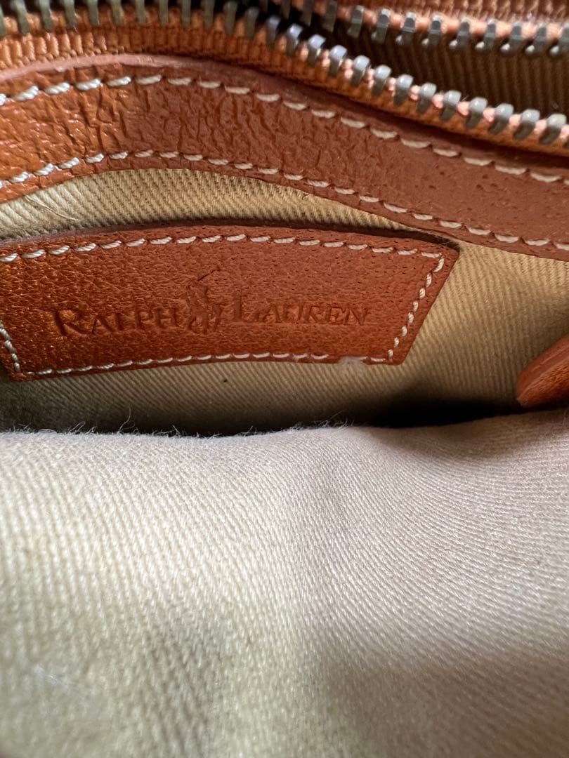 RALPH LAUREN ラルフローレン フリンジ付き ショルダーバッグ