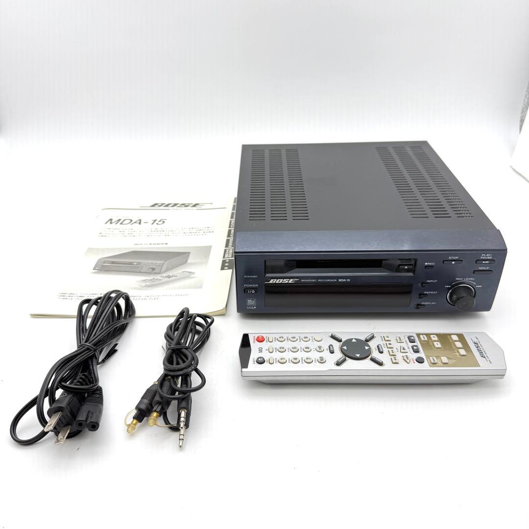 BOSE MDA-15 MDLP対応 MDレコーダーリモコン付 動作良好