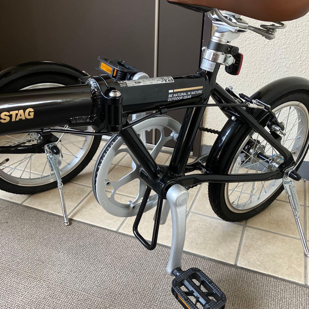 キャプテンスタッグ 折りたたみ自転車 16インチ 2台セット