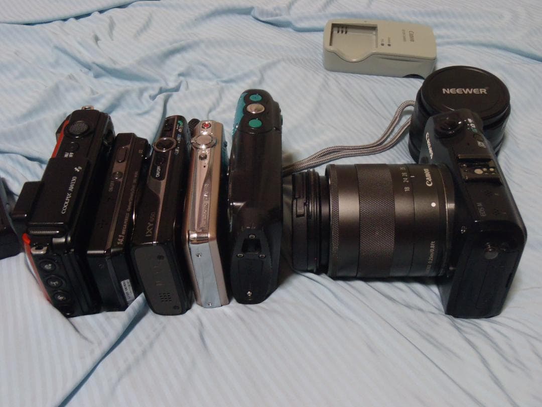 ♥️スマホ転送★７台セットー3台★キャノン一眼レフ★ニコン★今はバッテリー付