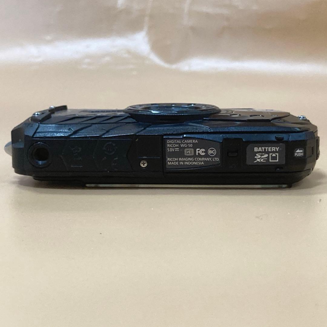 ◆SDカード付き◆RICOH WG-50 デジタルカメラ ブラック色